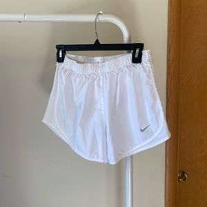 White Nike Tempo Shorts